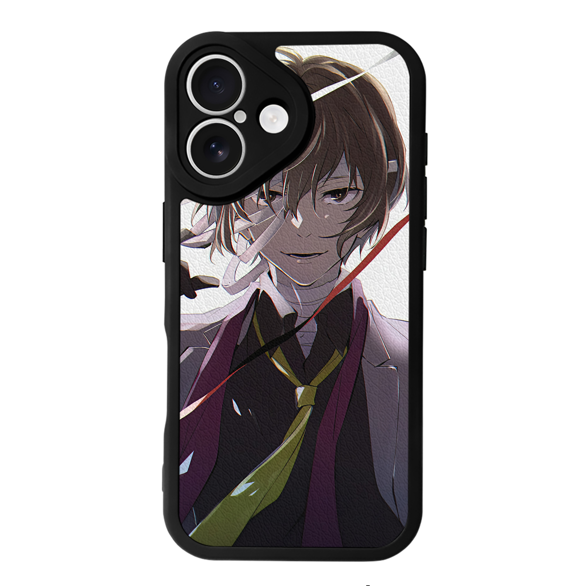 （画像用） 文豪ストレイドッグス Bungo Stray Dogs 【iPhone 16シリーズ対応】シリコンスマホケース（レザー調） 材質：シリコン